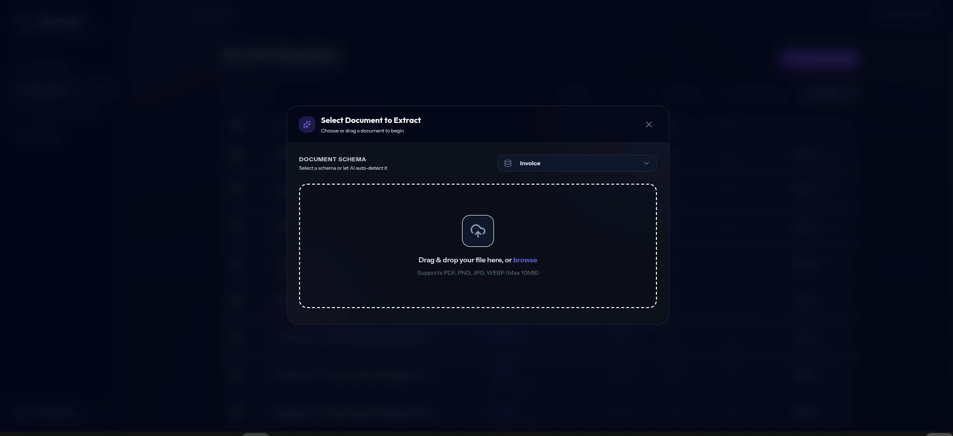DocMind AI batch document upload and processing interface